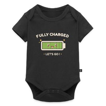 Full Battery – Ready for anything! - Baby Premium short-sleeve bodysuit - black - Front