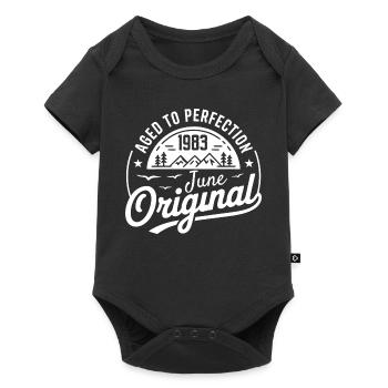 June 1983 – Legend of the Peaks and Mountains - Baby Premium short-sleeve bodysuit - black - Front