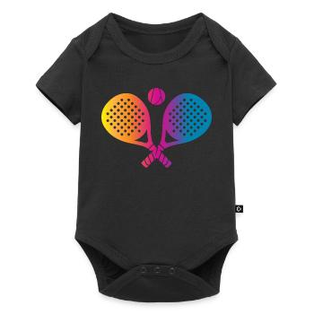 Padel Sport - Baby Premium short-sleeve bodysuit - black - Front