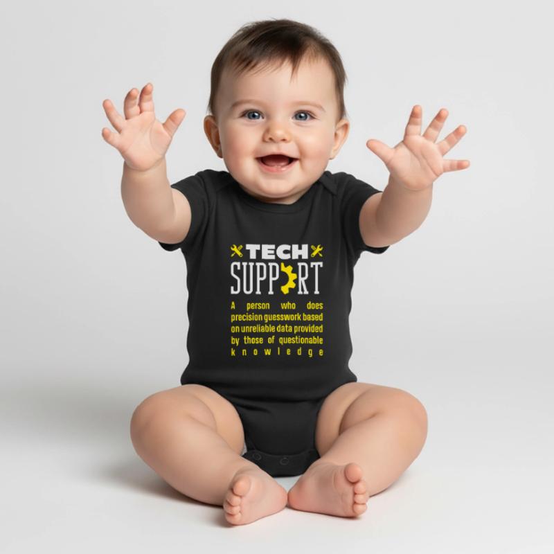 Tech Support Definition Precision Guesswork Baby Premium short-sleeve bodysuit