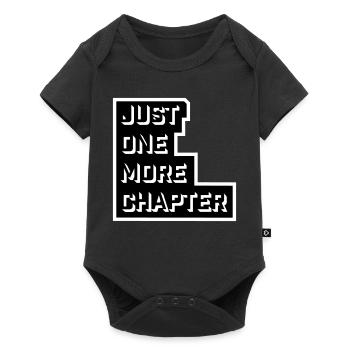 Just One More Chapter Lustig Bücherwurm Lesen Cool - Baby Premium Kurzarmbody - Schwarz - Vorne