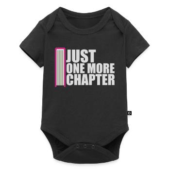 Just One More Chapter Lustig Bücherwurm Lesen Cool - Baby Premium Kurzarmbody - Schwarz - Vorne