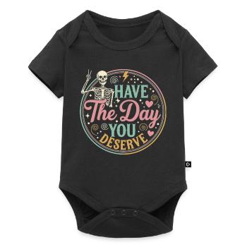 Day You Deserve - Baby Premium short-sleeve bodysuit - black - Front