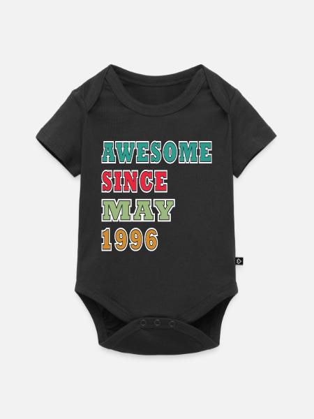 Awesome Since May 1996 - Baby Premium Kurzarmbody - Schwarz