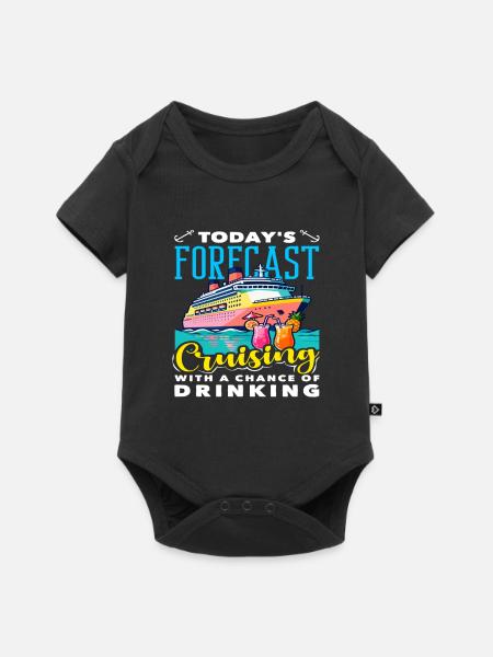 Vorhersage Cruising Chance Of Drinking - Baby Premium Kurzarmbody - Schwarz