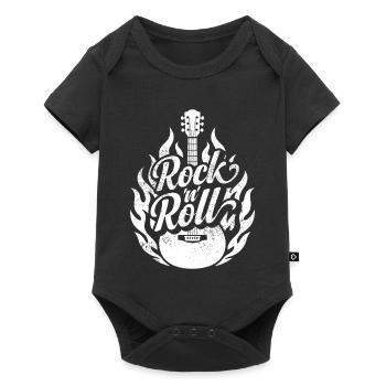 Rock and Roll - Baby Premium short-sleeve bodysuit - black - Front