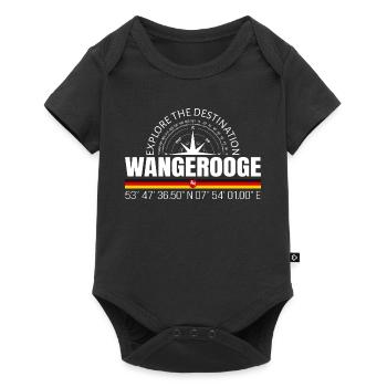 Wangerooge - Baby Premium short-sleeve bodysuit - black - Front