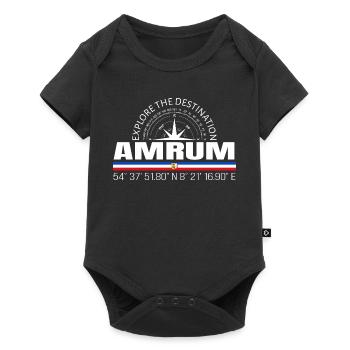 Amrum - Body à manches courtes Premium Bébé - noir - Devant