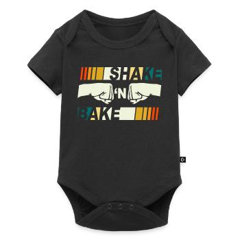 Shake N Bake Fauststoß - Baby Premium Kurzarmbody - Schwarz - Vorne