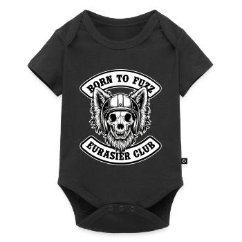 Eurasier | Fuzz Rocker Biker - Body à manches courtes Premium Bébé - noir - Devant