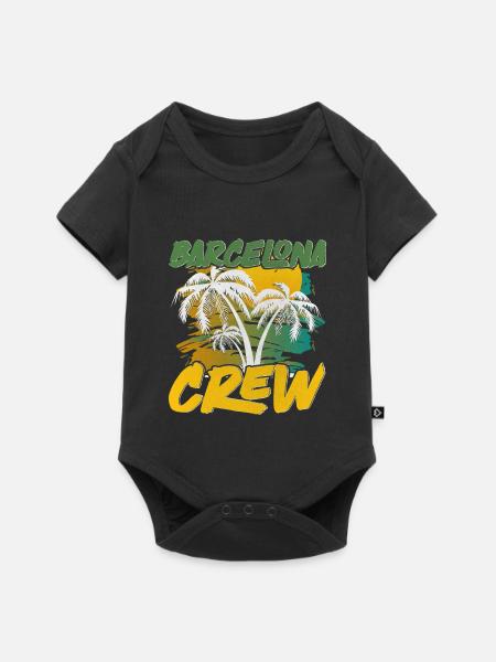 Barcelona Crew - Baby Premium Kurzarmbody - Schwarz