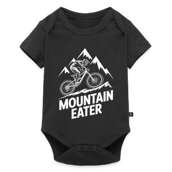 VTT, Descente, Action du cyclisme - Body à manches courtes Premium Bébé - noir - Devant
