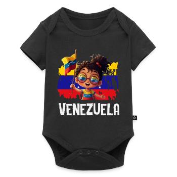 Venezuela Flag Pride & Home Venezuela - Baby Premium short-sleeve bodysuit - black - Front