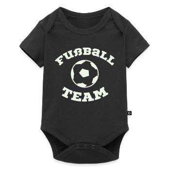 Futball Team Emblem - Baby Premium short-sleeve bodysuit - black - Front