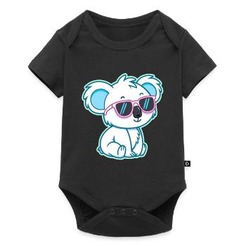 Koala White Chill Sunglasses - Baby Premium short-sleeve bodysuit - black - Front