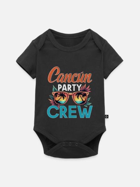 Cancun Crew - Baby Premium Kurzarmbody - Schwarz