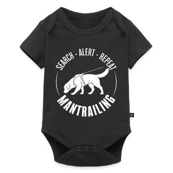 Golden Retriever Mantrailing Dog Sport Search Dogs - Baby Premium short-sleeve bodysuit - black - Front
