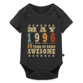 May 1996 – 30 years of Awesome Retro - Baby Premium short-sleeve bodysuit - black - Front