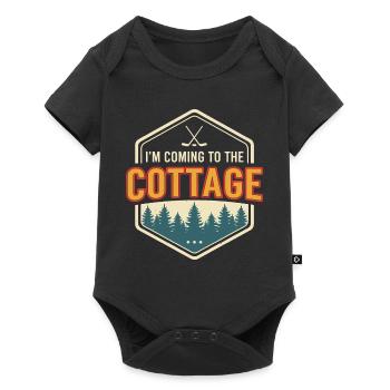 Weekend in the Retro Nature Countryside - Baby Premium short-sleeve bodysuit - black - Front