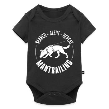 Chiens de sport malinois Mantrailing Dogs Wilsigns - Body à manches courtes Premium Bébé - noir - Devant
