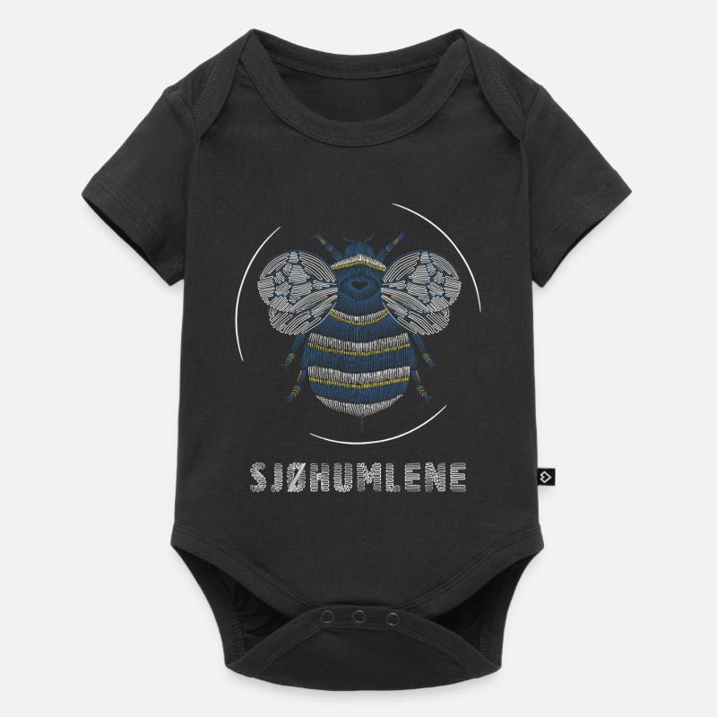 Les sauts de mer - Body à manches courtes Premium Bébé - noir