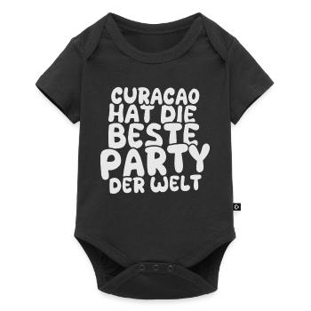 Feiern Curacao - Baby Premium Kurzarmbody - Schwarz - Vorne