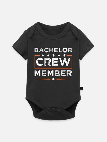 Bachelor Crew - Baby Premium Kurzarmbody - Schwarz