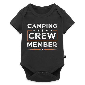 Équipe de camping - Body à manches courtes Premium Bébé - noir - Devant
