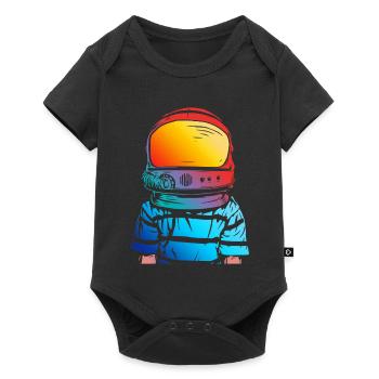 Astronaut Dream Gift for Kids - Baby Premium short-sleeve bodysuit - black - Front