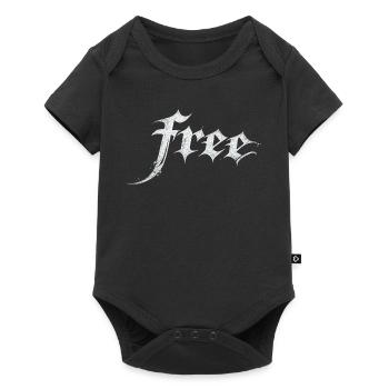 FREETIGHT - Baby Premium short-sleeve bodysuit - black - Front