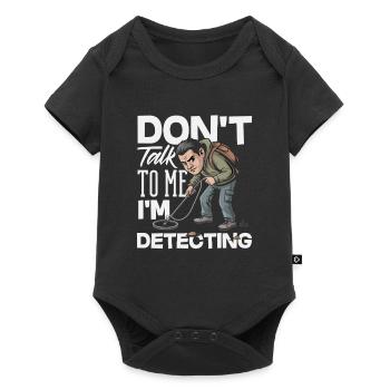 Ne pas approcher I Examiner le détecteur de métaux - Body à manches courtes Premium Bébé - noir - Devant