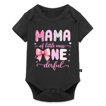 Maman de Little Miss Onederful 1er anniversaire Design - Body à manches courtes Premium Bébé - noir - Devant