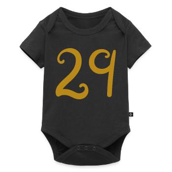 29 - Baby Premium short-sleeve bodysuit - black - Front