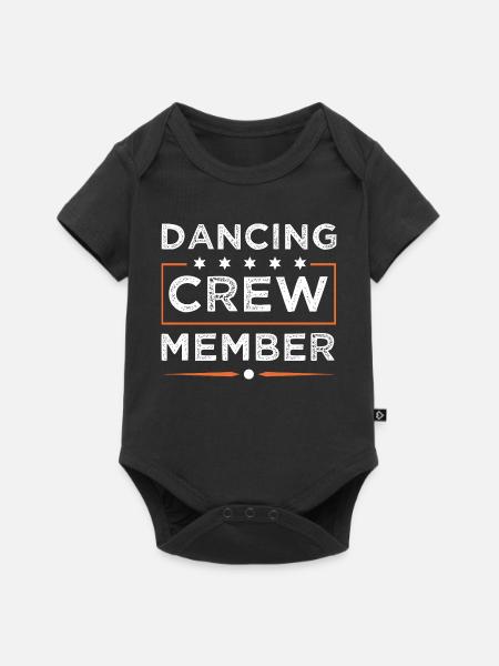 Dancing Crew - Baby Premium Kurzarmbody - Schwarz