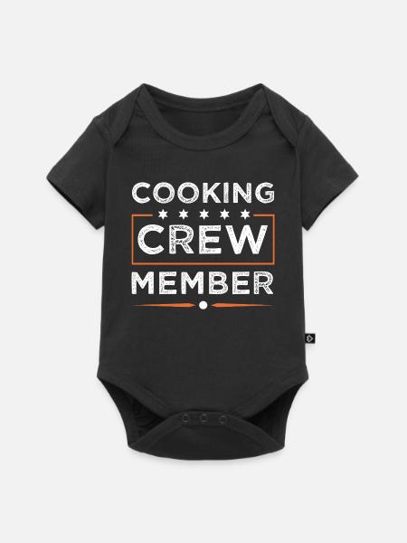 Cooking Crew - Baby Premium Kurzarmbody - Schwarz