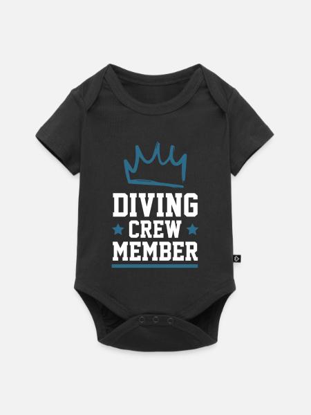 Diving Crew - Baby Premium Kurzarmbody - Schwarz