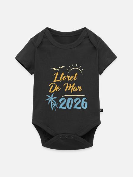 Lloret De Mar 2026 - Baby Premium Kurzarmbody - Schwarz