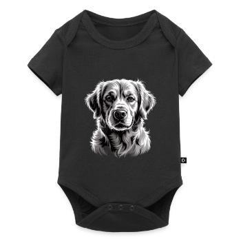 Labrador - Body à manches courtes Premium Bébé - noir - Devant