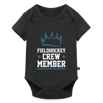 Équipe de hockey sur gazon - Body à manches courtes Premium Bébé - noir - Devant
