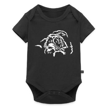 Labradoodle « Édition Noire » - Body à manches courtes Premium Bébé - noir - Devant
