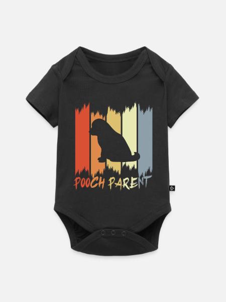 Hundebesitzer - Baby Premium Kurzarmbody - Schwarz