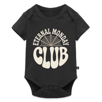 Emerald Monday Club Logo - Baby Premium short-sleeve bodysuit - black - Front
