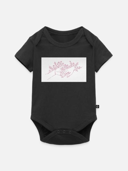 Hand of the Protector - Baby Premium short-sleeve bodysuit - black