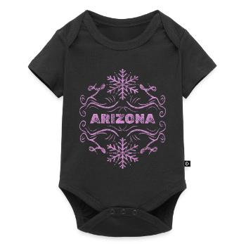 Arizona - Baby Premium short-sleeve bodysuit - black - Front