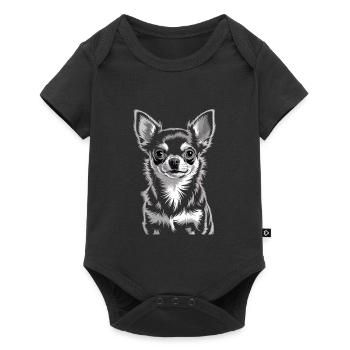 Chihuahua - Baby Premium short-sleeve bodysuit - black - Front