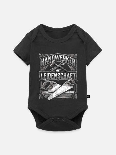 Handwerker Leidenschaft Qualität Tradition - Baby Premium Kurzarmbody - Schwarz