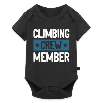 Climbing Crew - Baby Premium short-sleeve bodysuit - black - Front
