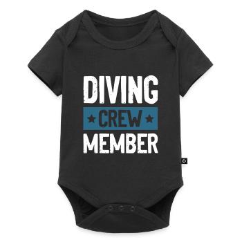 Diving Crew - Baby Premium short-sleeve bodysuit - black - Front