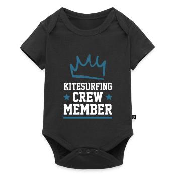 Kitesurfing Crew - Baby Premium short-sleeve bodysuit - black - Front