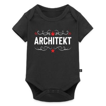 Architekt Beruf - Baby Premium Kurzarmbody - Schwarz - Vorne